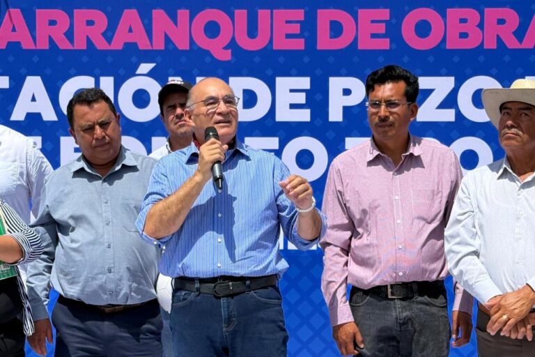 Inician rehabilitación de pozo en Mesa de Conejos