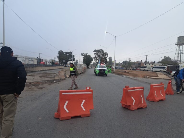 Cierres parciales por obras de puente elevado afectarán circulación en Circuito Potosí Oriente