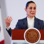 FILE PHOTO: Mexico's President Claudia Sheinbaum holds her first press conference in Mexico City